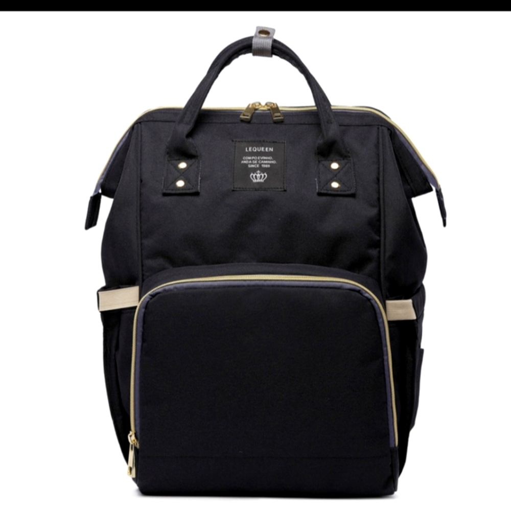 Mummy Diaper Bag Maternity Baby Nappy Backpack Waterproof with Stroller Hook